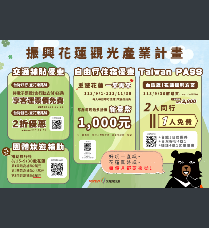 振興花蓮觀光產業計畫